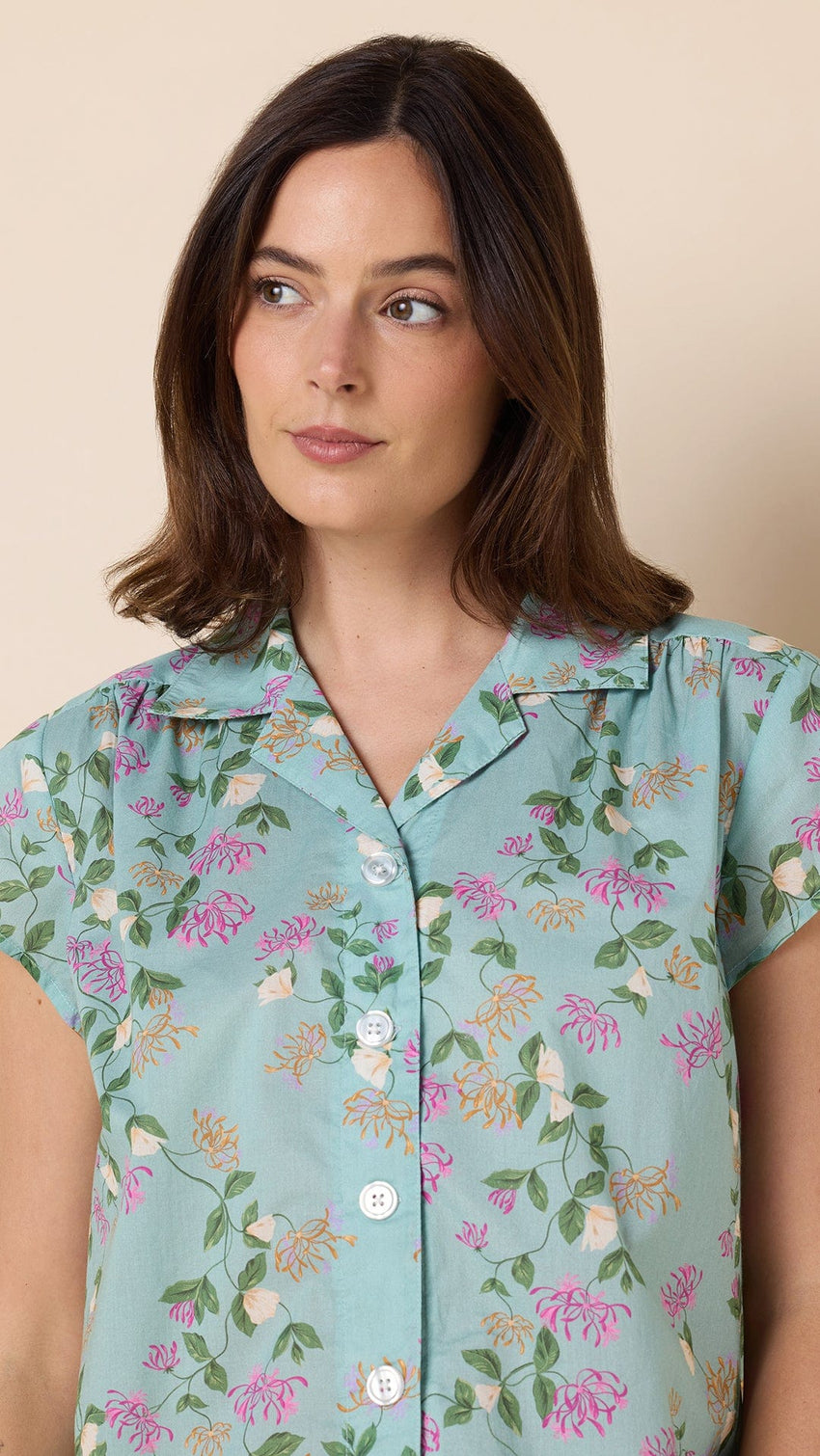 Pippa Voile Capri Main Green