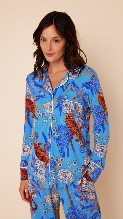 Tigress Pima Knit Pajama Extra Blue