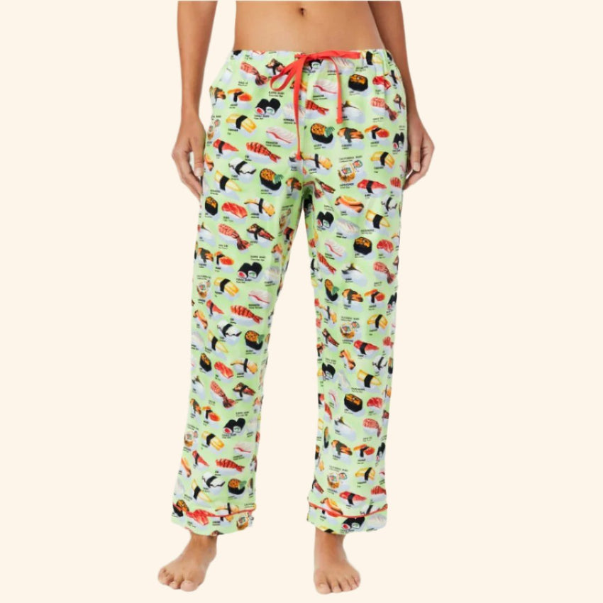 Sushi Flannel Pant - Wasabi Main Wasabi