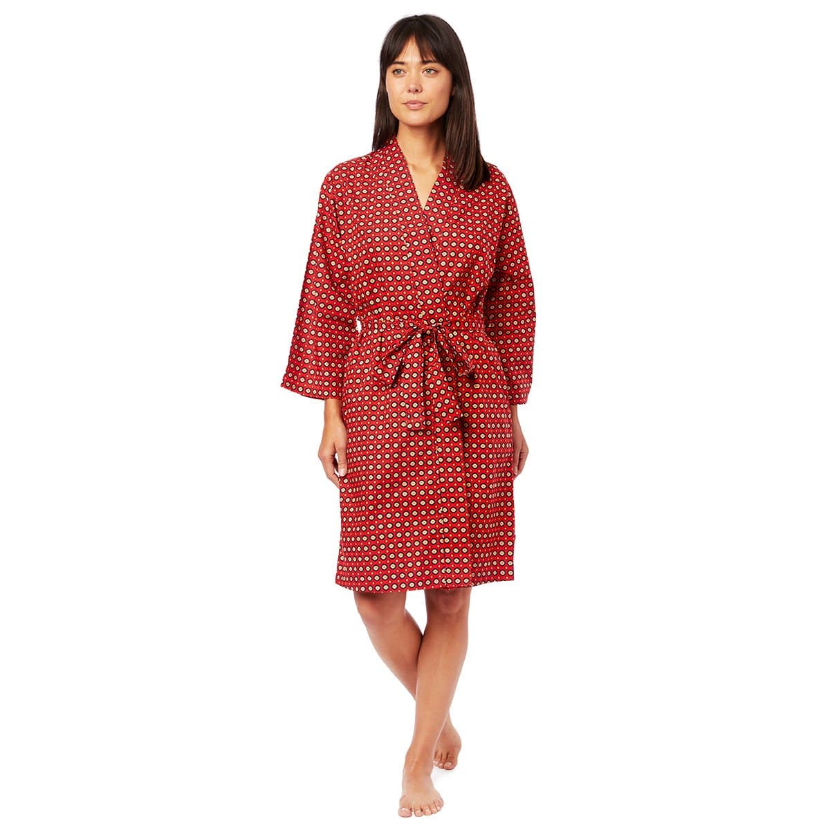 Hadley Luxe Pima Kimono Robe – The Cat's Pajamas