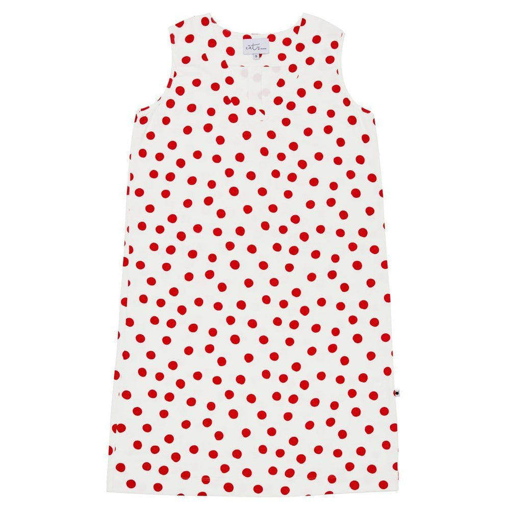 Sprinkle Dots Pima Knit Nightgown Extra Red
