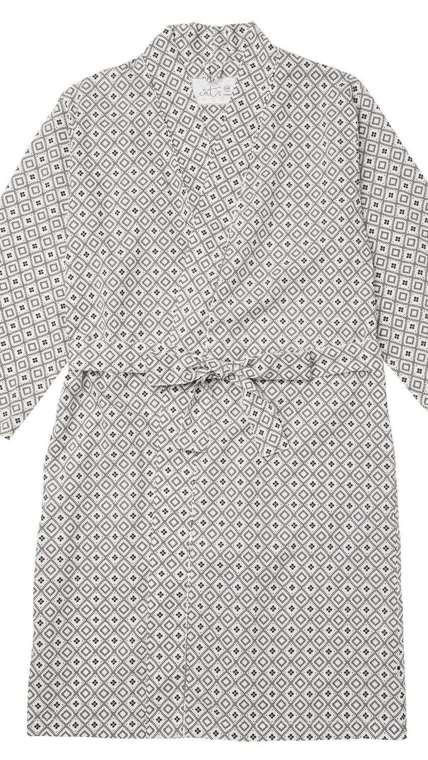Barrington Luxe Pima Robe Hover White