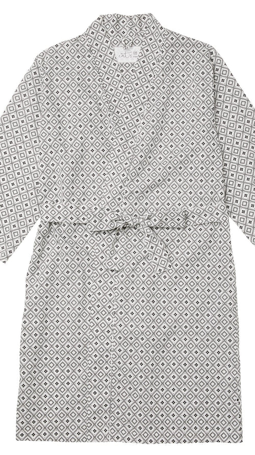 Barrington Luxe Pima Robe Hover White