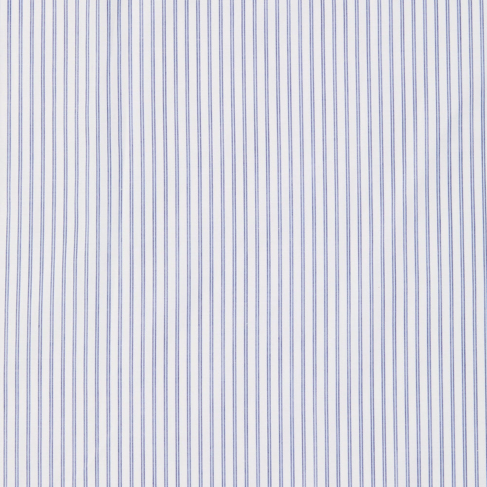 Simple Stripe Luxe Pima Robe Wide White