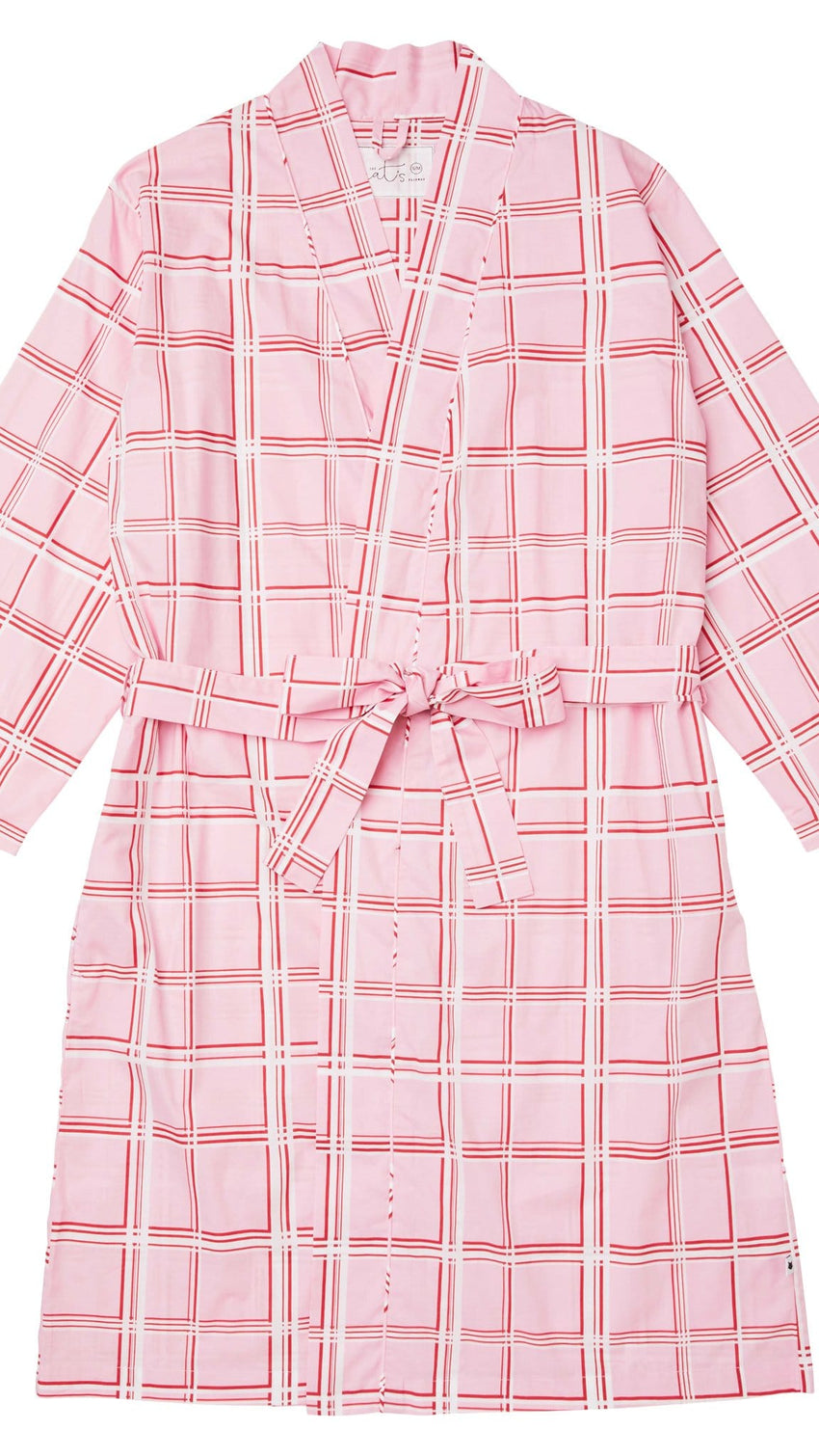 Pretty in Pink Luxe Pima Kimono Robe Hover Pink