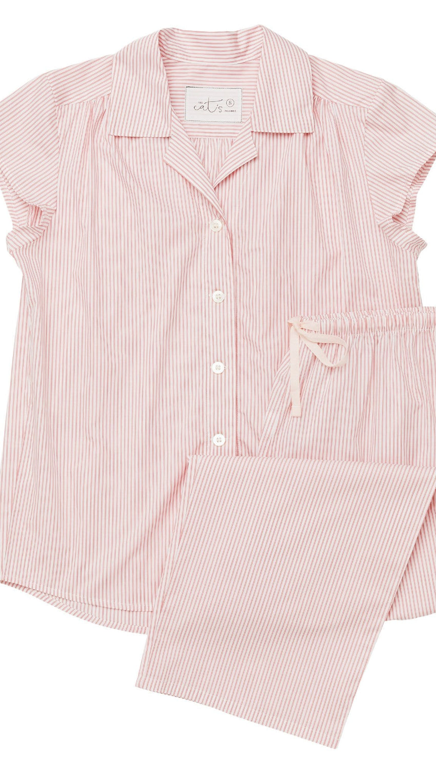 Simple Stripe Luxe Pima Capri - Pink – The Cat's Pajamas