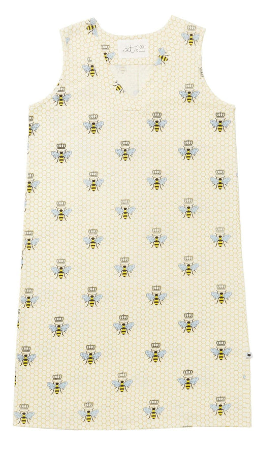 Queen Bee Pima Knit Nightgown Wide Honey