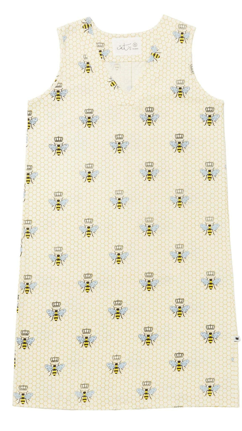 Queen Bee Pima Knit Nightgown - Honey Wide Honey