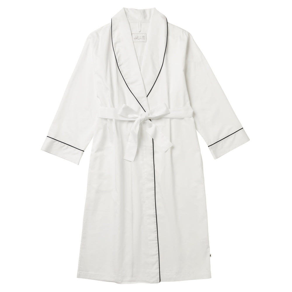 Classic Luxe Pima Shawl Collar Robe Extra White