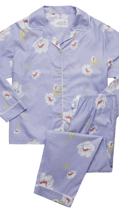 Cats Pajamas - Feathered Friend Pima Knit Pajama Set - Lake Livin