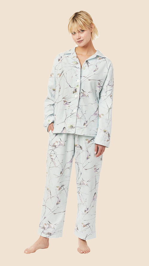 Meadowlark Flannel Pajama Main Blue