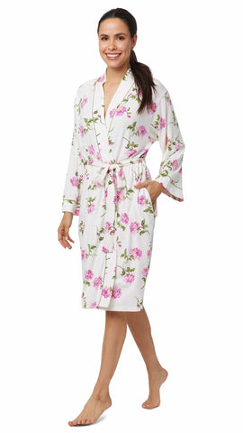 Millie Pima Knit Kimono Robe