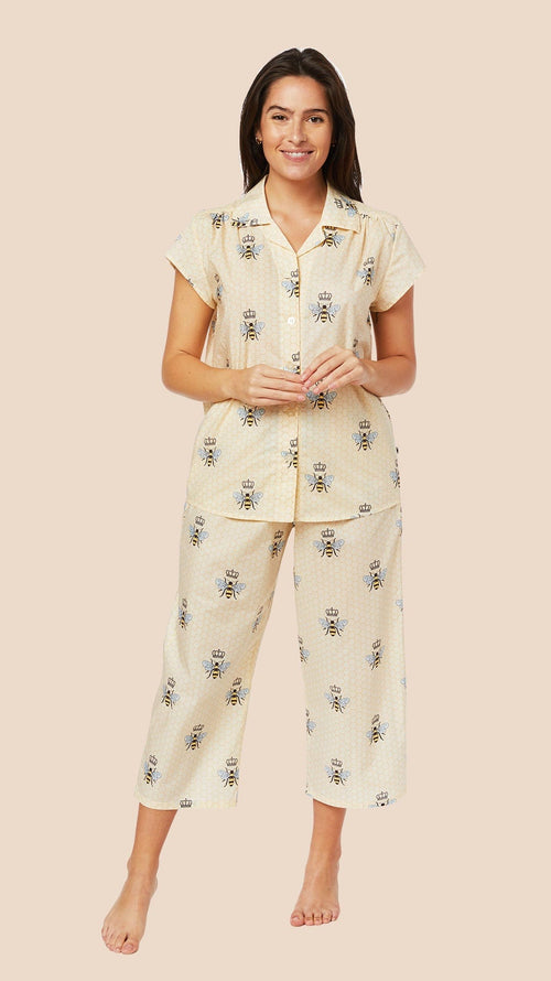 Women's Star Print Simply Cool Pajama Pants - Stars Above Navy XS