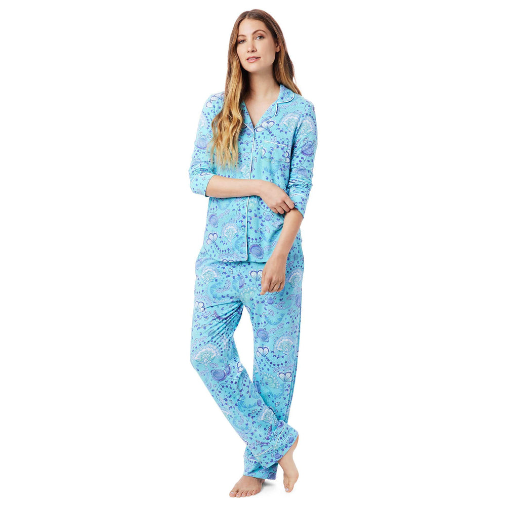 Stella Pima Knit Pajama Extra Blue
