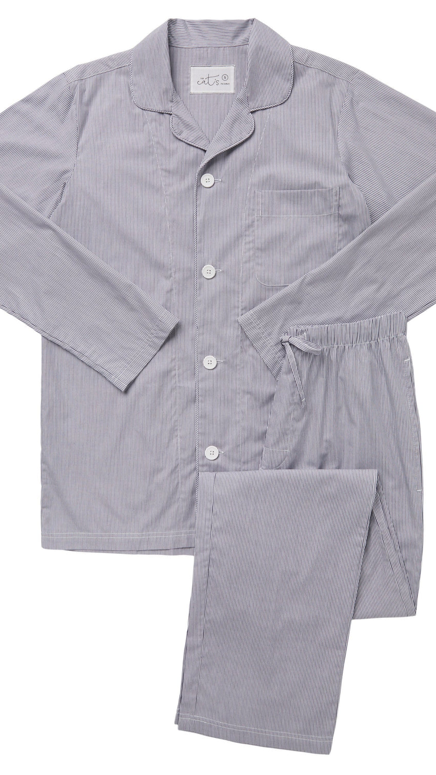 West Side Men's Luxe Pima Pajama Wide White