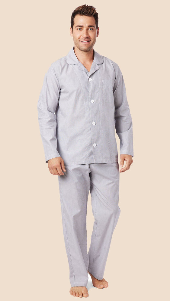 West Side Men's Luxe Pima Pajama Main White