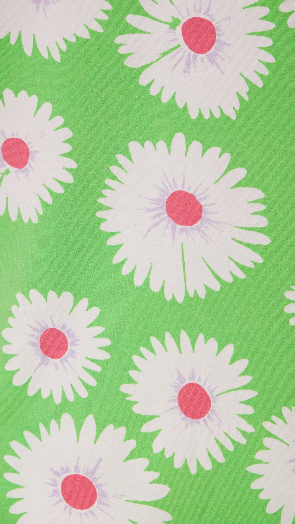 Daisies for Days Pima Knit Romper Extra Green
