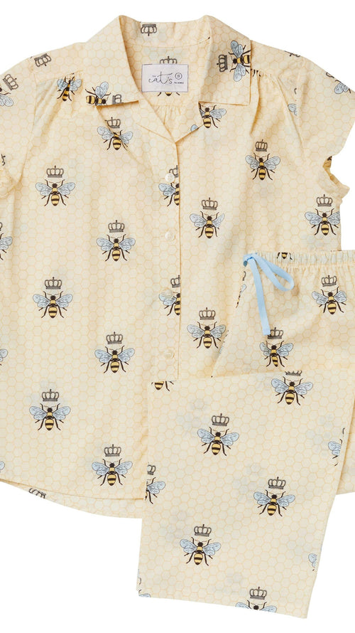 Queen Bee Luxe Pima Capri - Honey wide Honey