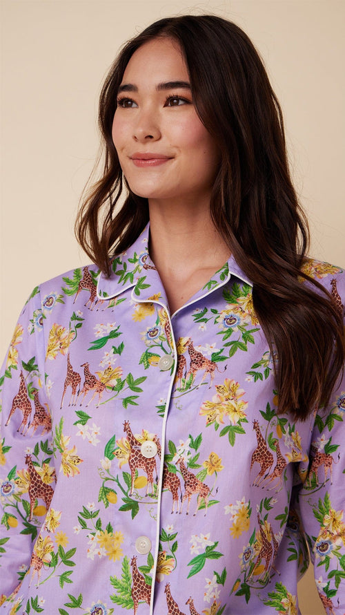 Gia Luxe Pima Pajama Main Lavender