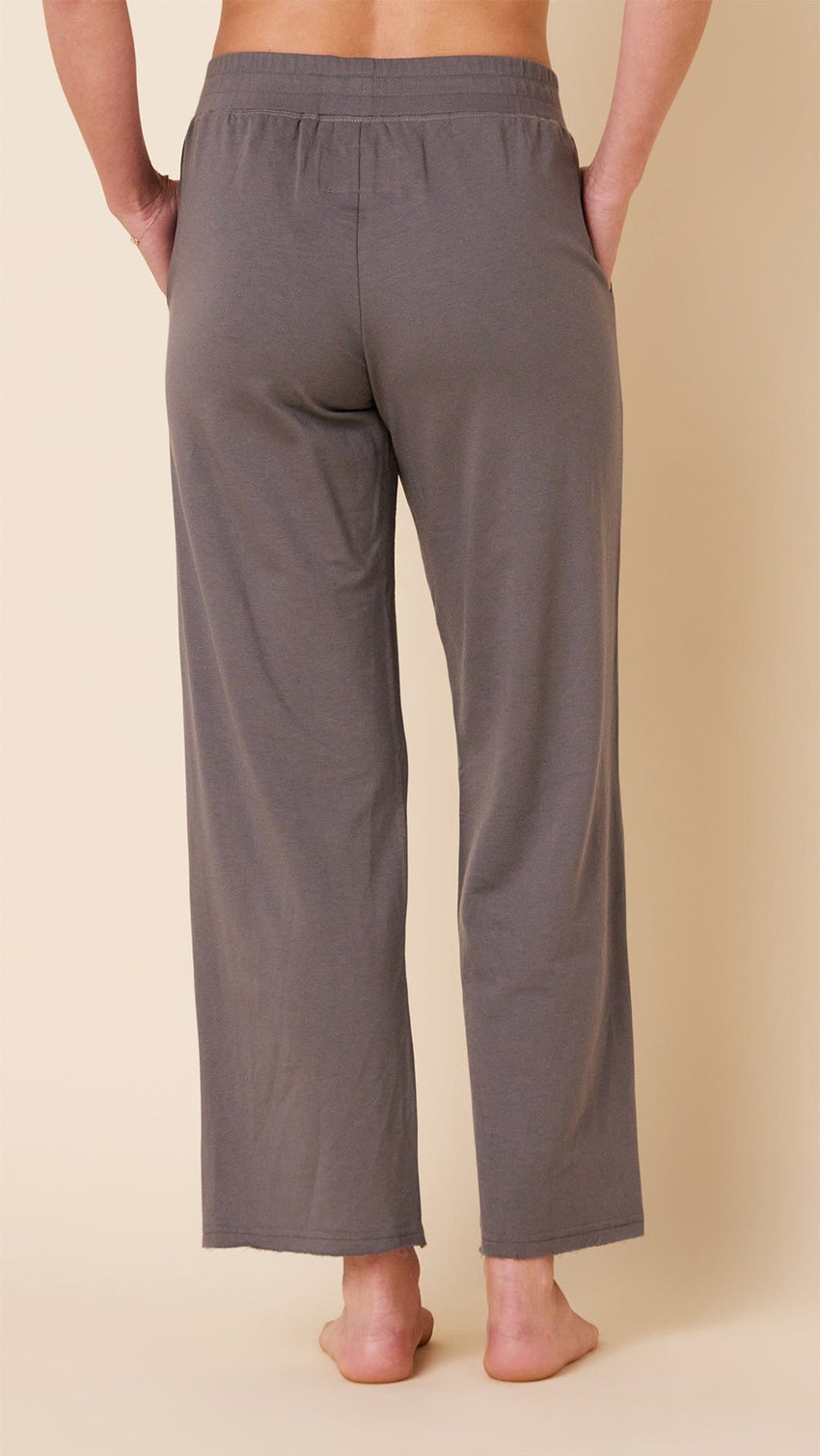 The Cat's Lounge Wide Leg Lounge Pant Hover Grey