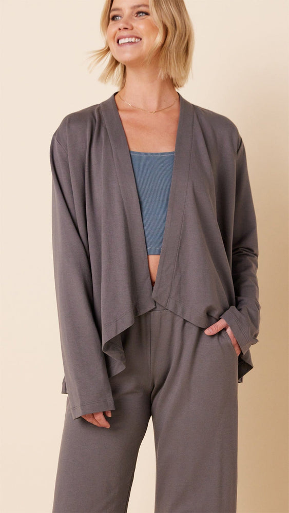 The Cat's Lounge Cardigan Wide Extra Grey