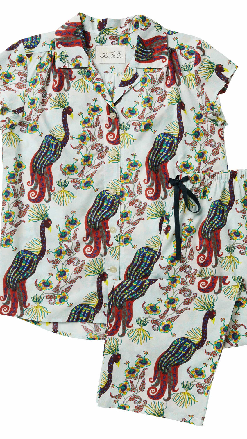 Peacock Tropicale Luxe Pima Capri Extra White