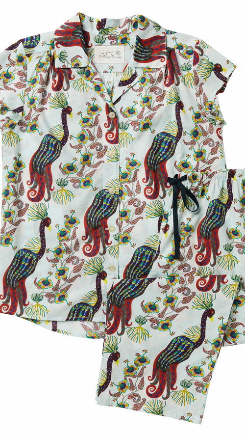 Peacock Tropicale Luxe Pima Capri Extra White