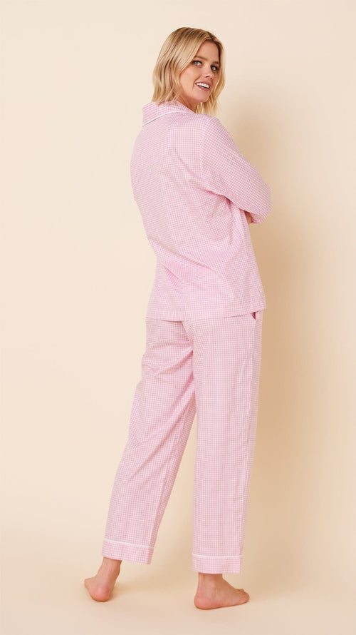 Classic Gingham Luxe Pima Pajama Hover Pink