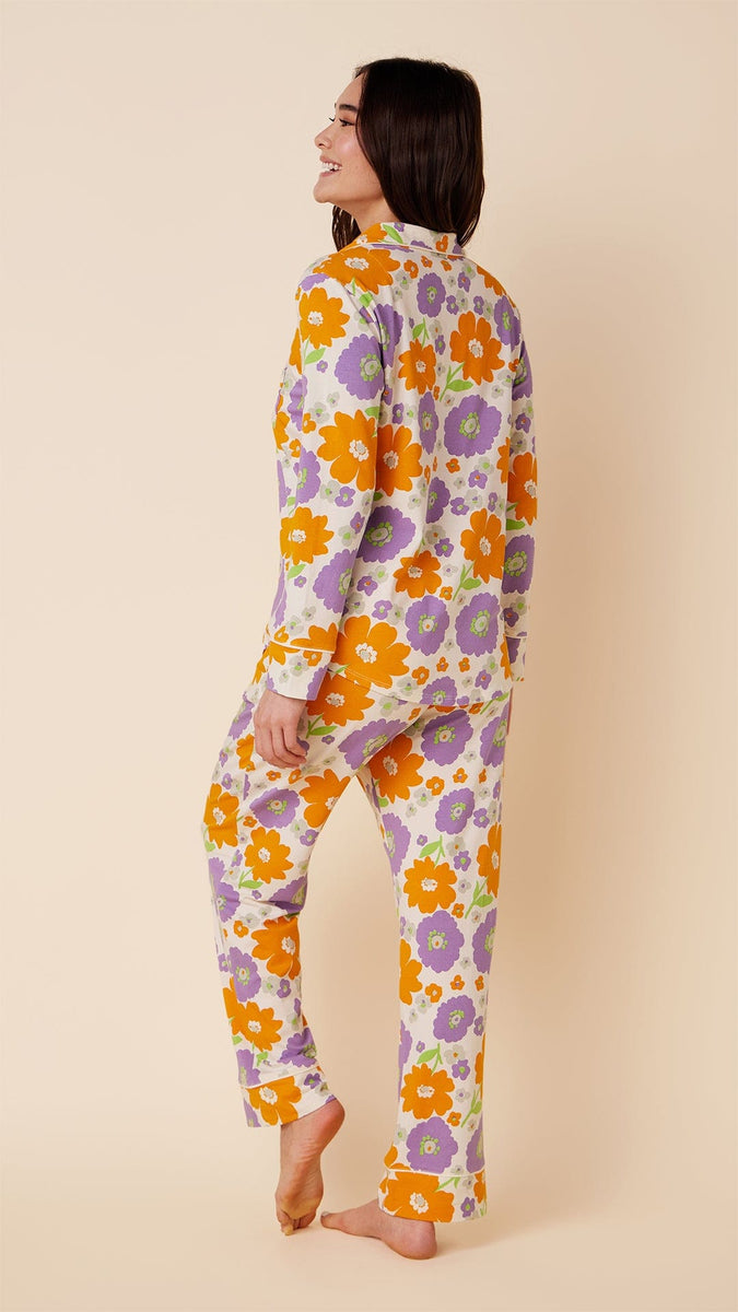 Popping Pansies Pima Knit Pajama – The Cat's Pajamas