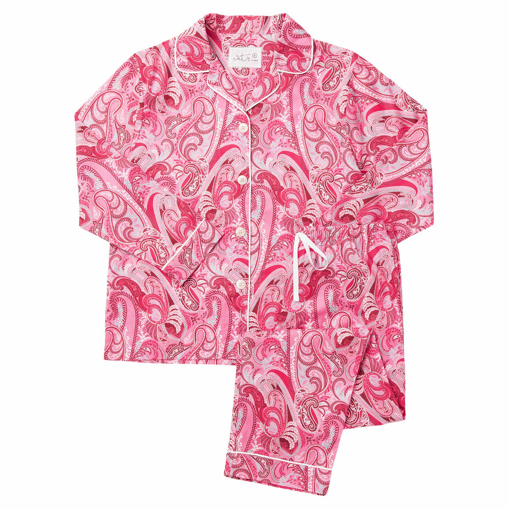 Pretty in Paisley Luxe Pima Pajama Description Pink