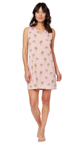 Tahiti Palm Pima Knit Nightgown