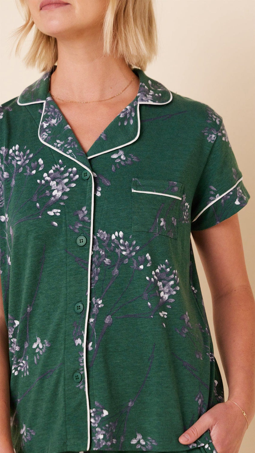 Willow Pima Knit Capri - Hunter Main Hunter